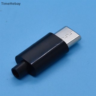 Timehebay ปลั๊ก Type-c ตัวผู้ PCB USB 3.1 สองด้าน DIY EN