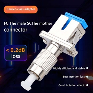 Timehebay อะแดปเตอร์แปลงไฟเบอร์ออปติก FC-SC สําหรับ FC เป็น SC EN