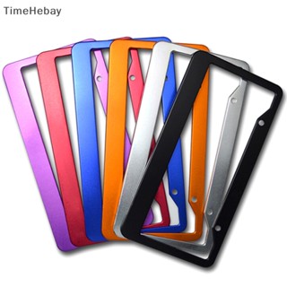 Timehebay กรอบป้ายทะเบียนรถยนต์ อลูมิเนียม 1 ชิ้น