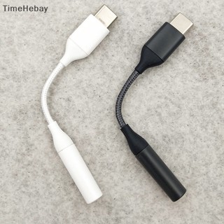 Timehebay อะแดปเตอร์แจ็คหูฟัง Type C 3.5 สําหรับ USB เป็น 3.5 มม. EN