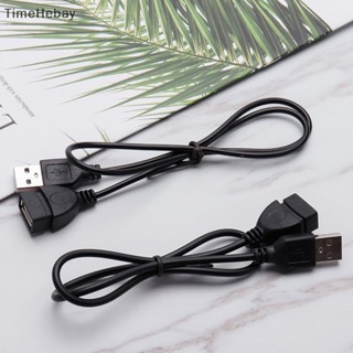 Timehebay สายเคเบิลต่อขยาย USB 2.0 0.6 ม. 1 ม. 1.5 ม. มีสาย EN