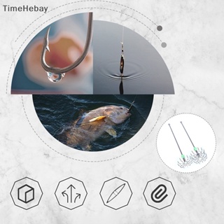 Timehebay ตะขอสเตนเลส สองชั้น สําหรับตกปลาหมึก EN