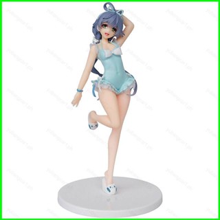 โมเดลฟิกเกอร์ อนิเมะ Luo Tianyi Action Figure ชุดว่ายน้ํา ของเล่นสําหรับเด็ก ตกแต่งบ้าน Hatsune Miku ของขวัญ ของสะสม Unisx