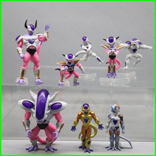 โมเดลฟิกเกอร์ อนิเมะ Dragon Ball Frieza Frieza Action Figure Machine Golden Frieza ของเล่นสําหรับเด็ก ตกแต่งบ้าน ของขวัญ 8 ชิ้น