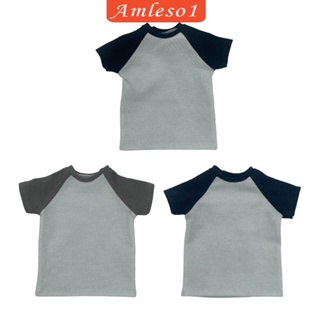 [Amleso1] เสื้อยืดแขนสั้น สเกล 1/6 สําหรับฟิกเกอร์ 12 นิ้ว