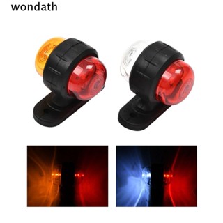 Wonda ไฟหรี่ Led 12V 24V กันน้ํา สีแดง ขาว แดง เหลือง สําหรับติดด้านข้างรถพ่วง 2 ชิ้น