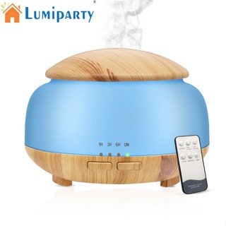 Lumiparty เครื่องทําความชื้นน้ํามันหอมระเหย อัลตราโซนิก พร้อมถังเก็บน้ํา 300 มล.