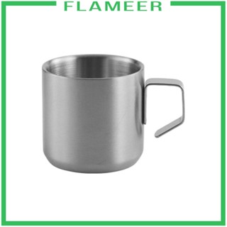 [Flameer] แก้วกาแฟสเตนเลส สองชั้น น้ําหนักเบา อเนกประสงค์ สําหรับออฟฟิศ