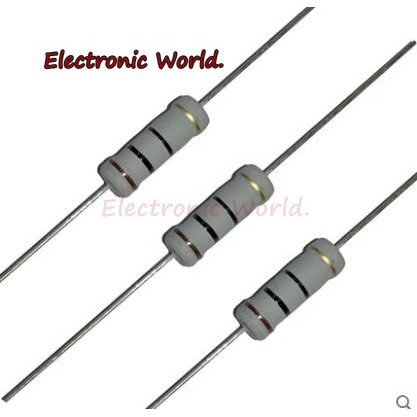 ตัวต้านทานฟิวส์ลวดพัน 1/2W 5% 0.5W 0.1R 0.1 0.15 0.22 0.33 0.5 1 2.2 4.7 6.8 10 22 47 68 100 220 โอห