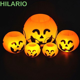 Hilario ถังขนม ลายฟักทอง พร้อมที่จับ DIY สําหรับเด็ก