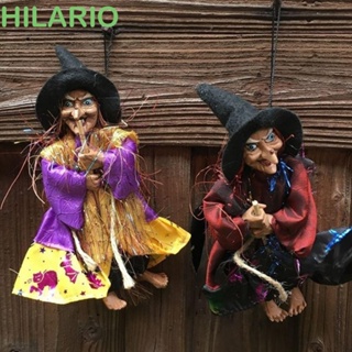 Hilario จี้แม่มด สุ่มสี สําหรับประดับตกแต่งปาร์ตี้ฮาโลวีน