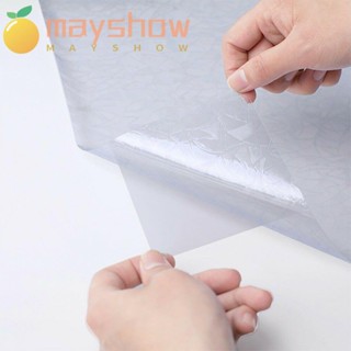 Mayshow สติกเกอร์ฟิล์มกระจกสีคงที่ ป้องกันรังสียูวี สีรุ้ง สําหรับตกแต่งบ้าน