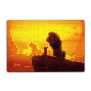 พร้อมส่ง จิ๊กซอว์ปริศนา The Lion King (5) สําหรับผู้ใหญ่ 1000 ชิ้น