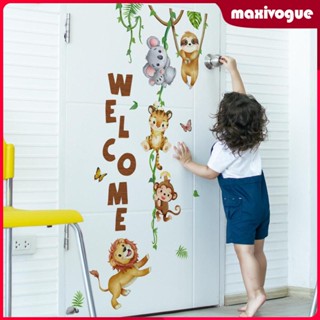 [Maxivogue] สติกเกอร์วอลเปเปอร์ ลาย Welcome โรแมนติก DIY สําหรับติดตกแต่งผนังบ้าน ห้องนอน ห้องเรียน