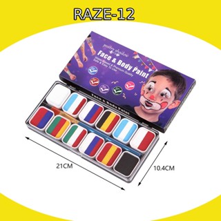 [Raze12] ชุดเพ้นท์ร่างกาย สีนีออน สําหรับเต้นรํา เต้นรํา