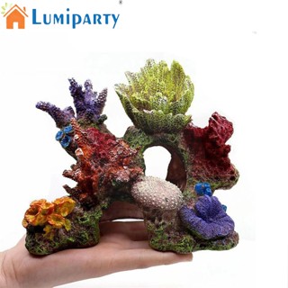 Lumiparty ปะการังเรซิ่น สําหรับตกแต่งตู้ปลา