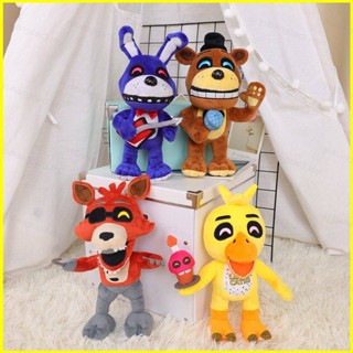 ใหม่ FNAF ตุ๊กตายัดนุ่น Freddy Bonnie Chica Foxy ของเล่น ของขวัญ สําหรับเด็ก ตกแต่งบ้าน เก็บสะสม