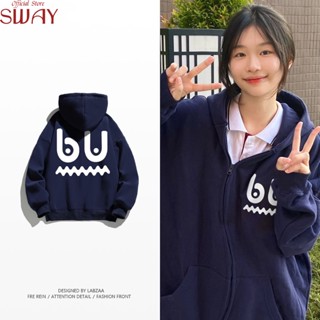 SWAY เสื้อผ้าผู้ญิง แขนยาว เสื้อฮู้ด คลุมหญิง สไตล์เกาหลี แฟชั่น A28J1BX 34Z230824