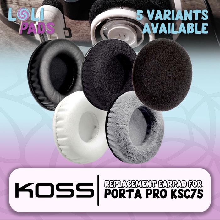 เบาะรองหูฟังโฟม KOSS PORTA PRO KSC75 Pad Foam Earcup