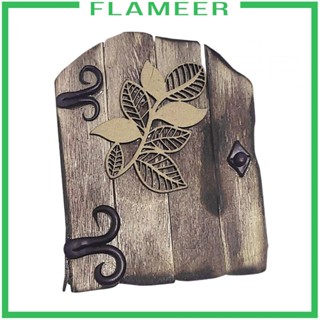 [Flameer] โมเดลประตูบ้านตุ๊กตาจิ๋ว สําหรับตกแต่งบ้านตุ๊กตา