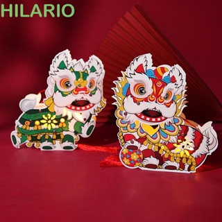 Hilario โคมไฟกระดาษ ลายดอกไม้ สไตล์จีน แฮนด์เมด DIY สําหรับตกแต่งงานปาร์ตี้