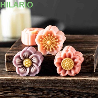 Hilario แม่พิมพ์ขนมไหว้พระจันทร์ พลาสติก ลายดอกซากุระ 3D อเนกประสงค์