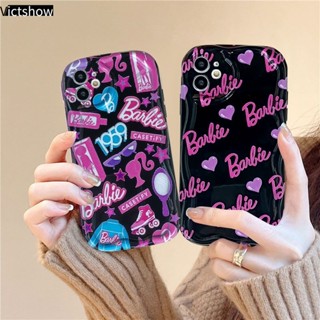 เคสโทรศัพท์มือถือแบบนิ่ม ลายการ์ตูนบาร์บี้ หัวใจ กราฟฟิตี้ 3D สําหรับ VIVO Y15S Y22 Y22S Y35 Y15C Y91C Y21 2021 Y16 Y56 Y02A Y21A Y21T Y12S