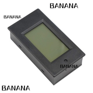 Banana1 เครื่องวัดแรงดันไฟฟ้าดิจิทัล DC 6.5-100V 20A พลาสติก ทองแดง ทนทาน