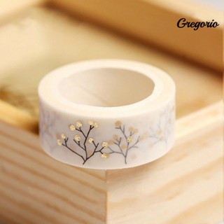 Gregoriomw สติกเกอร์เทปกาว ลายต้นไม้ สําหรับตกแต่งเครื่องเขียน DIY 2 ชิ้น