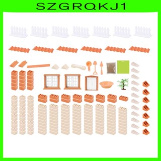 [szgrqkj1] ชุดตัวต่ออิฐ ของเล่นเสริมการเรียนรู้คริสต์มาส สําหรับเด็ก