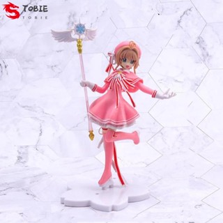 Tobie โมเดลฟิกเกอร์ PVC รูปการ์ตูน Captor Sakura น่ารัก สําหรับตกแต่งเค้ก