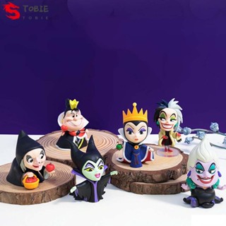 Tobie ฟิกเกอร์ PVC รูปการ์ตูน Villains Series Evil Queen Maleficent Ursula Villains Princess 6 ชิ้น ต่อล็อต