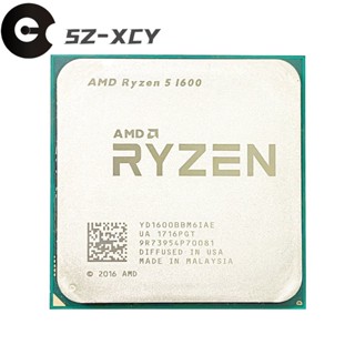 ซ็อกเก็ต AMD Ryzen 5 1600 Processor 3.2GHz Six-Core Twelve Thread 65W R5 1600 CPU Socket AM4 5 1600