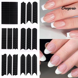 Gregoriomw สติกเกอร์ลายฉลุ สไตล์ฝรั่งเศส สําหรับตกแต่งเล็บ DIY 6 ชิ้น