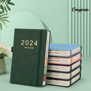 Gregoriomw 2024 สมุดแพลนเนอร์รายวัน ปกอ่อน ปฏิทินรายปี