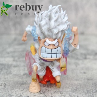 Rebuy ฟิกเกอร์ PVC รูปปั้นอนิเมะ Nika Luffy Gear 5 13 ซม. สําหรับตกแต่งโต๊ะ