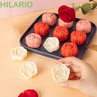 Hilario แม่พิมพ์ขนมไหว้พระจันทร์ รูปดอกกุหลาบ 1 ชุด