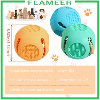 [Flameer] ของเล่นลูกบอลจ่ายอาหาร เคี้ยวได้ สําหรับสุนัข