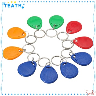 Teath แท็กการ์ด RFID กันน้ํา สุ่มสี 10 ชิ้น