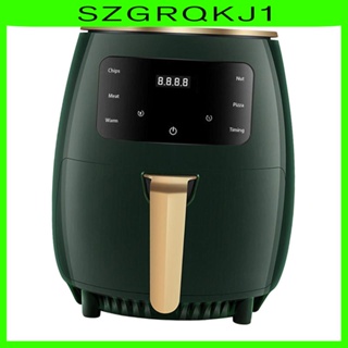 [szgrqkj1] หม้อทอดไร้น้ํามัน 1400W 4.5 ลิตร หน้าจอสัมผัส ถอดได้ ไม่เหนียวติด ปิดอัตโนมัติ แบบพกพา สําหรับปาร์ตี้ ครัว