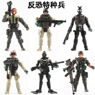 Joint movable soldier Model 10cm scumbag doll Soldier Soldier matching boy toy VW48