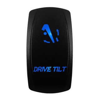 Drive TILT สวิตช์โยก เปิด ปิด 5 Pin 12V 20A SPST สีฟ้า อุปกรณ์เสริม สําหรับรถยนต์ เรือ Carling Arb Narva 4x4