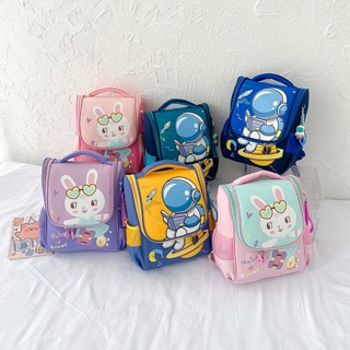 Kindergarten Backpack 2022 New Cute Spaceman Boys Small Backpack Western Style Baby Girl Lightweight Backpack XGvR