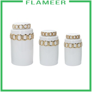 [Flameer] แจกันดอกไม้ ขิง พร้อมฝาปิด สําหรับตกแต่งบ้าน ห้องนอน ห้องนั่งเล่น ฟาร์มเฮาส์