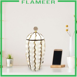 [Flameer] แจกันกระเบื้องเซรามิก ลายดอกไม้ สําหรับตกแต่งบ้าน สํานักงาน