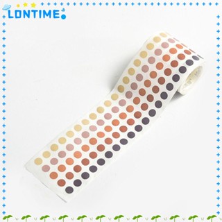 Lontime สติกเกอร์ฉลาก ลายจุด มีกาวในตัว ขนาดเล็ก 8 มม. หลากสี สําหรับตกแต่งสํานักงาน