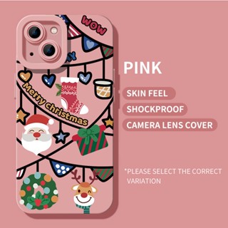 เคสซิลิโคนนิ่ม ลายการ์ตูนคริสต์มาส สําหรับ Infinix Hot 8 9 10 10i 10S 11 11S Note 10 11S 11 Smart 5 6 Zero X Neo Tecno Pova 2 Spark 6 Go 7 7T Pro NFC Play | Cx C165