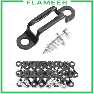 [Flameer] ตัวเชื่อมต่อสกรูซ่อน 100 ชิ้น พร้อมสกรู สําหรับบ้าน ห้องครัว