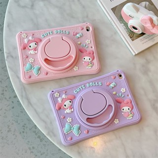 เคสแท็บเล็ต ลายการ์ตูน Sanrio Melody 360 น่ารัก สําหรับ Redmi Pad 10.6 นิ้ว° เคสแท็บเล็ต ซิลิโคนนิ่ม พร้อมขาตั้ง หมุนได้ สําหรับ Oppo Pad Air 10.36 นิ้ว Xiaomi Mi Pad 6 Mi Pad 5 Mi Pad 5 Pro