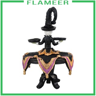 [Flameer] ถาดวางเครื่องประดับ รูปแม่มด สําหรับตกแต่งห้องนั่งเล่น คาเฟ่ ฮาโลวีน